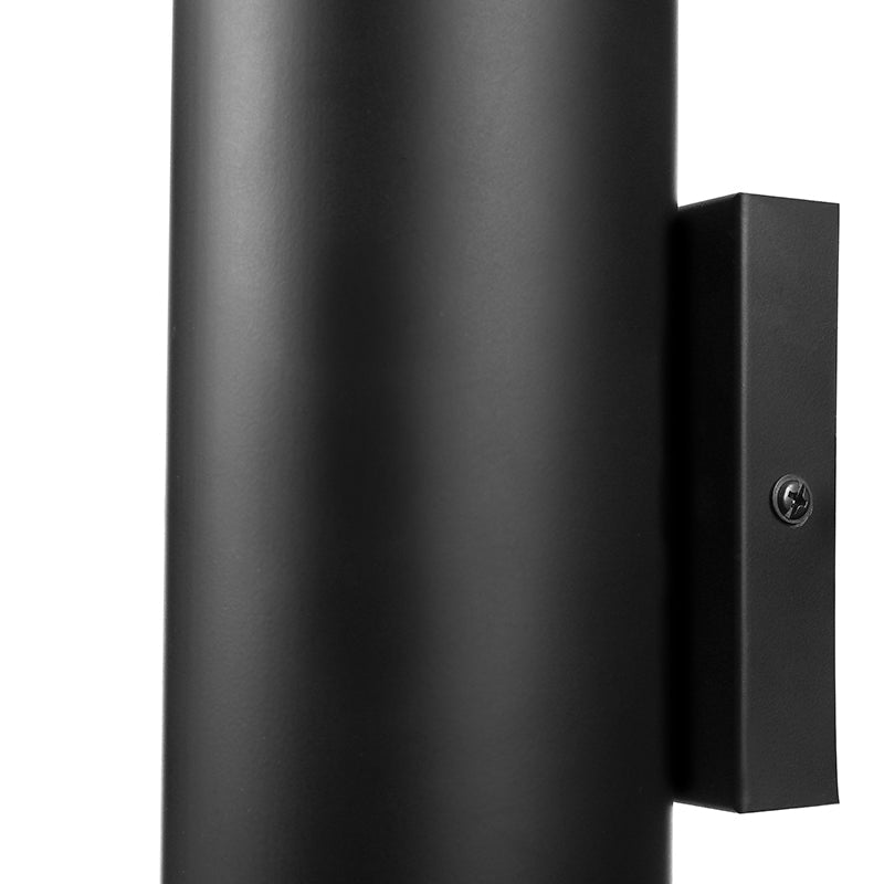 Frendorf | 23.5"/27.5" Breite Rohr Wandlampe Modern Metallisch 1/2-Licht Schwarze Wandbeleuchtung für Wohnzimmer