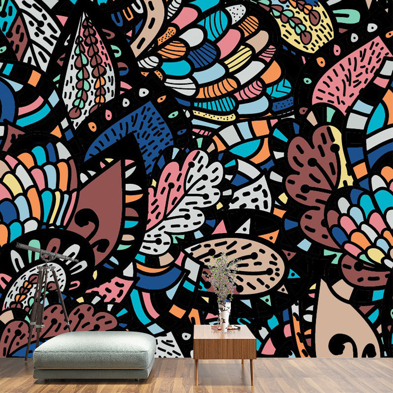 Frendorf | Bohemia Abstract Butterfly Wandmalerei Mehrfarbig Feuchtigkeitsbeständige Wanddekoration für das Schlafzimmer