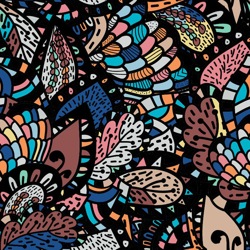 Frendorf | Bohemia Abstract Butterfly Wandmalerei Mehrfarbig Feuchtigkeitsbeständige Wanddekoration für das Schlafzimmer