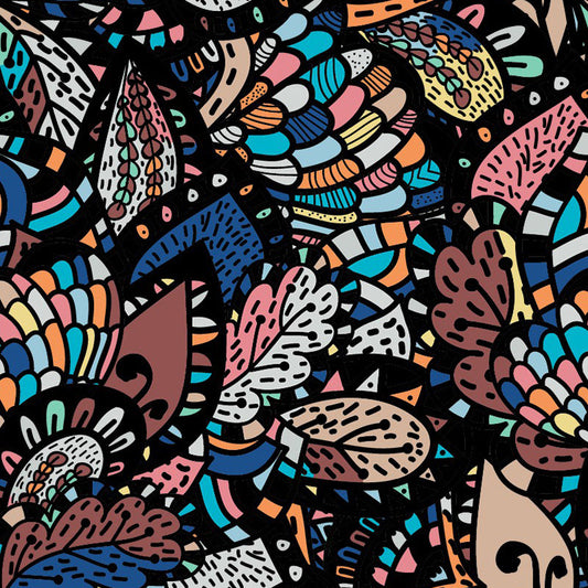 Frendorf | Bohemia Abstract Butterfly Wandmalerei Mehrfarbig Feuchtigkeitsbeständige Wanddekoration für das Schlafzimmer