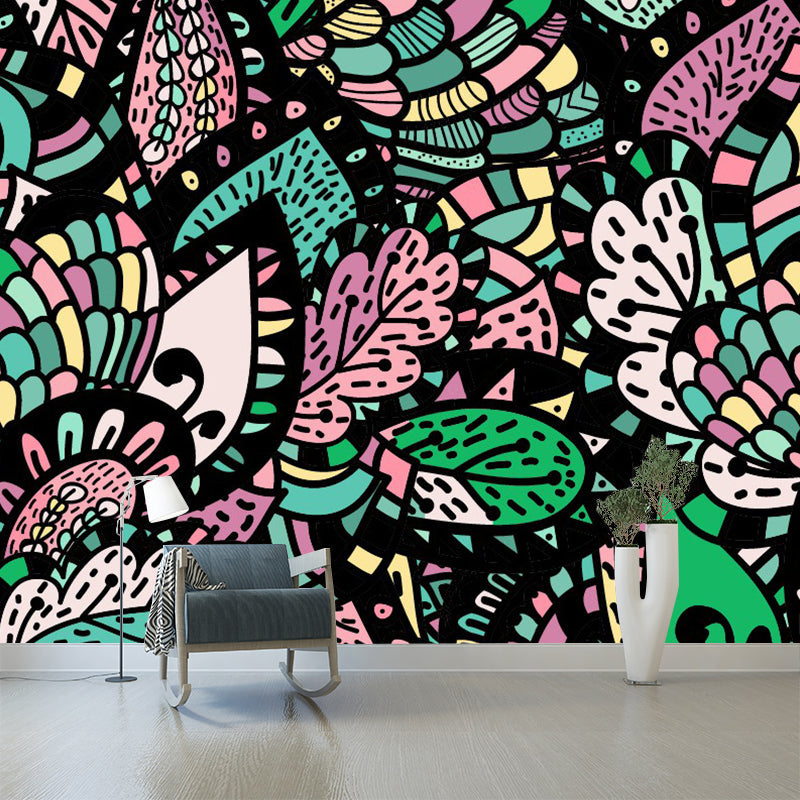 Frendorf | Bohemia Abstract Butterfly Wandmalerei Mehrfarbig Feuchtigkeitsbeständige Wanddekoration für das Schlafzimmer