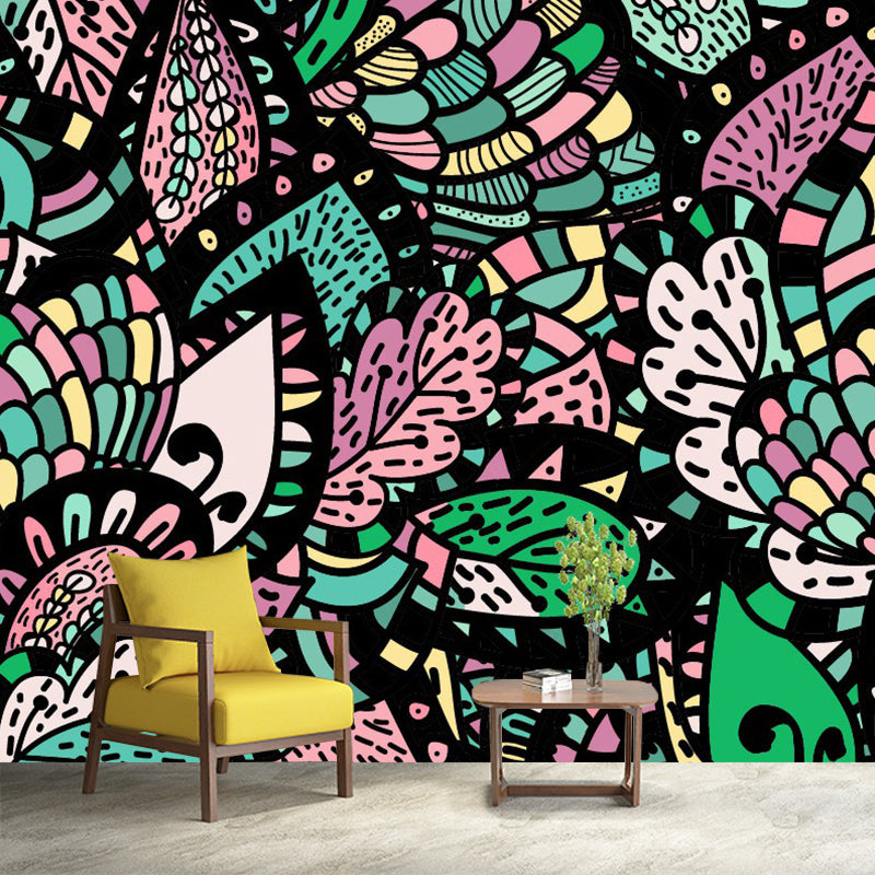 Frendorf | Bohemia Abstract Butterfly Wandmalerei Mehrfarbig Feuchtigkeitsbeständige Wanddekoration für das Schlafzimmer