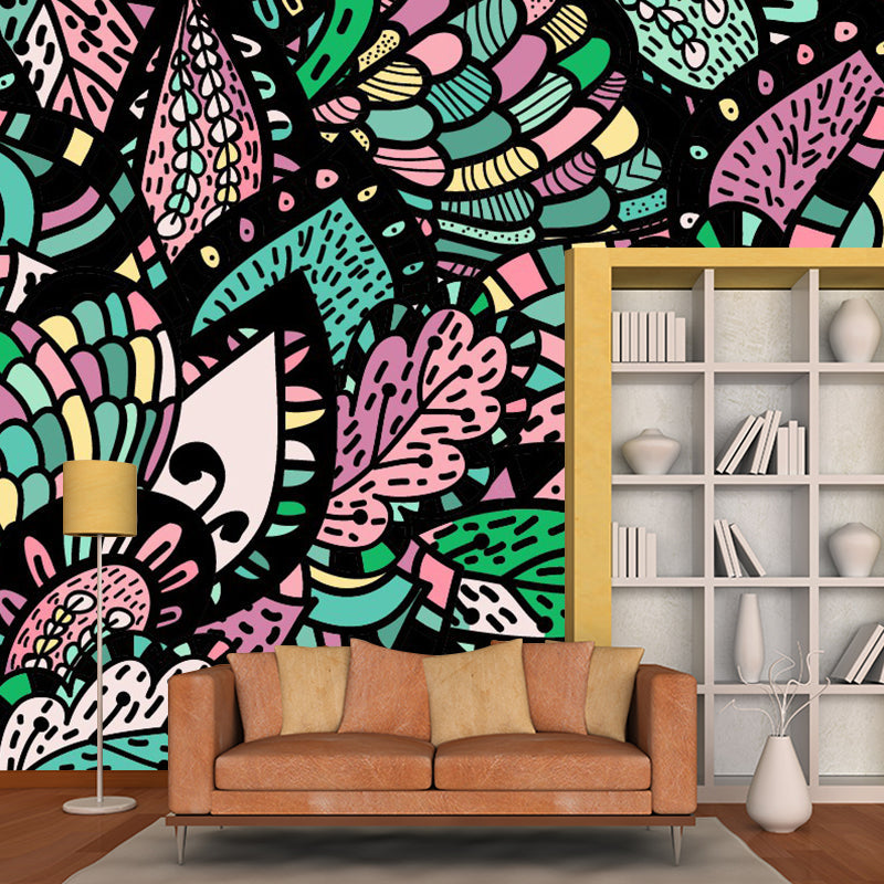 Frendorf | Bohemia Abstract Butterfly Wandmalerei Mehrfarbig Feuchtigkeitsbeständige Wanddekoration für das Schlafzimmer