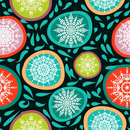 Frendorf | Boho Chic Paisley Nahtlose Wandtapeten Pink-Gelb-Grün Waschbare Wandkunst für das Wohnzimmer