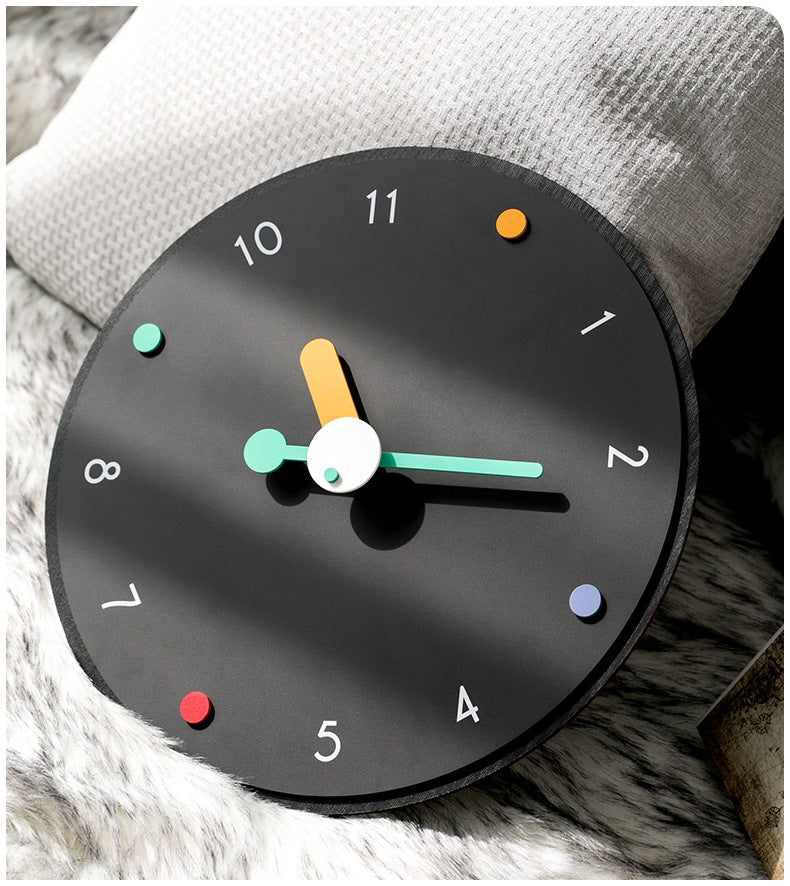 Künstlerische Minimalistische Stille Wand Dekorative Uhr