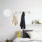 Frendorf | 27,5"/39" Breite Schwarz/Weiß Runde LED Wandlampe Simplicity LED Acryl Wandleuchte in Warm/Weiß Licht mit Aufhängern