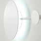 Frendorf | 27,5"/39" Breite Schwarz/Weiß Runde LED Wandlampe Simplicity LED Acryl Wandleuchte in Warm/Weiß Licht mit Aufhängern