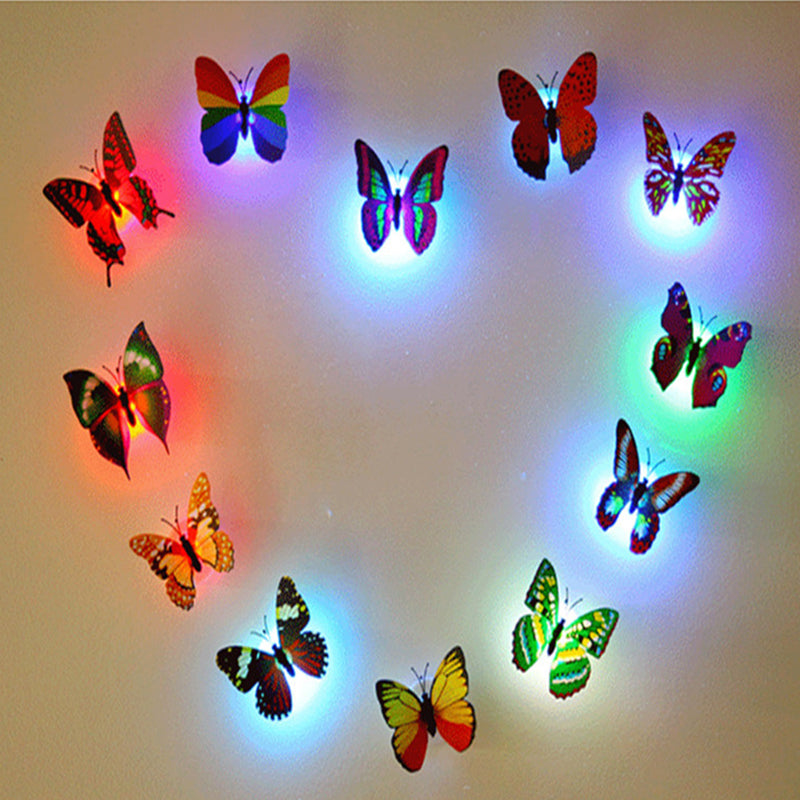 Frendorf | LumiWings - 3D bunte LED Schmetterlings Nachtlichter