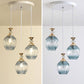 Frendorf | AuroSphere Gradient Glas Pendelleuchte | 1/3 Lichter | Insellicht | Modernes Design für Esszimmer & Küche