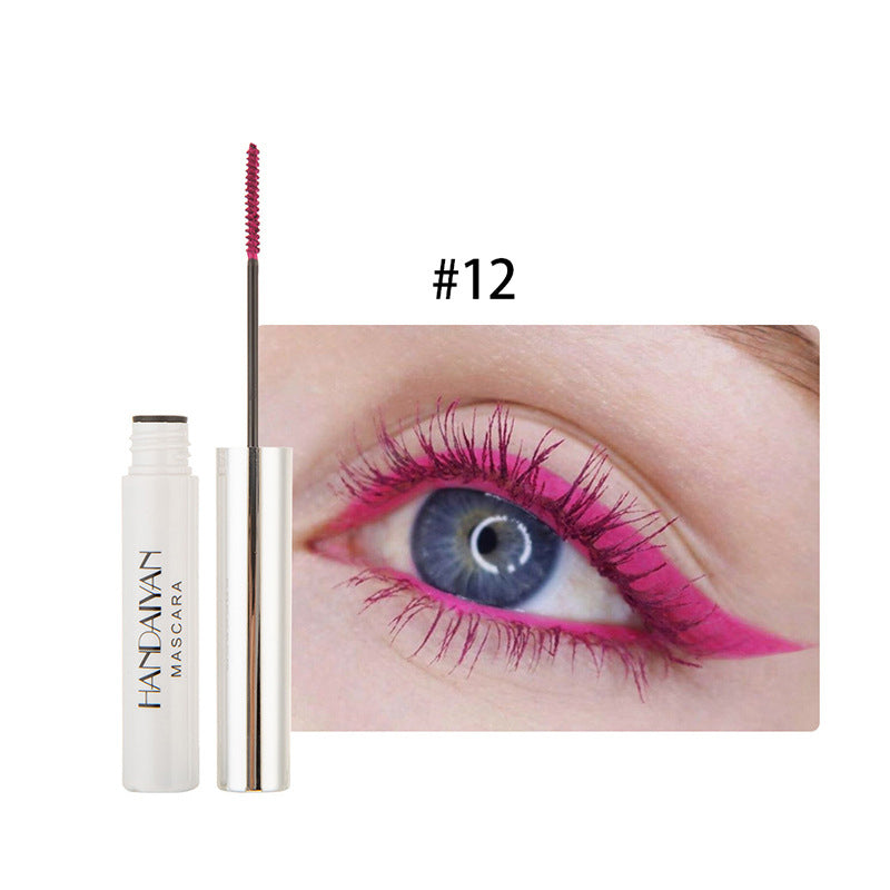 12 Farben bunte Mascara