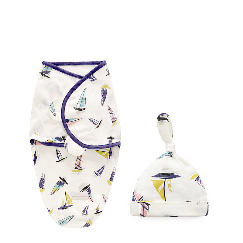 Frendorf | Baby Pucksack mit Mütze – Weicher Schlafsack für Neugeborene