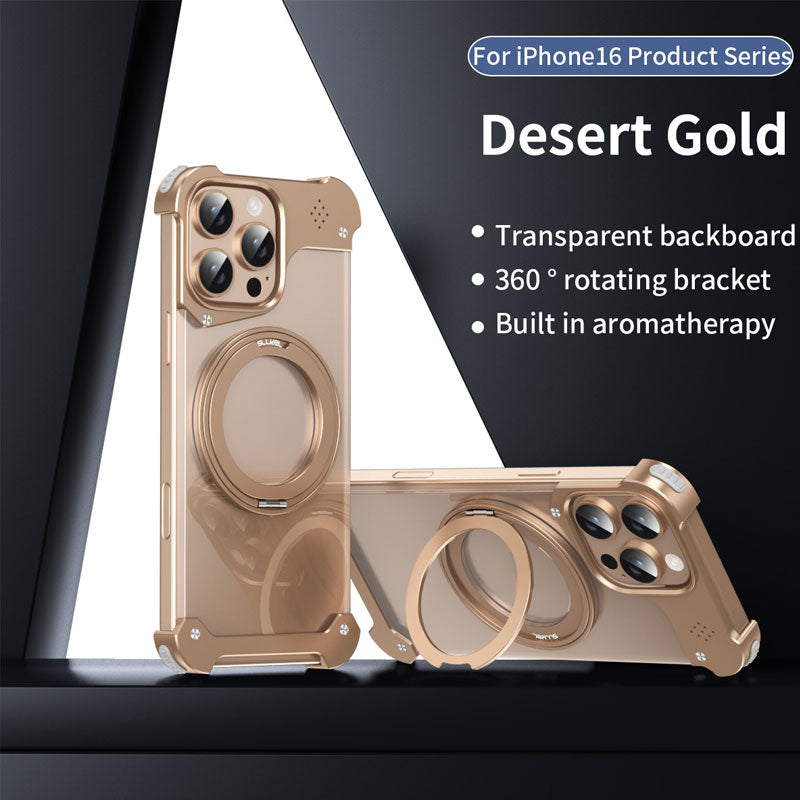 Frendorf | Alloy 360° Rotating Case – Magnetisches Laden & Aromatherapie bereit