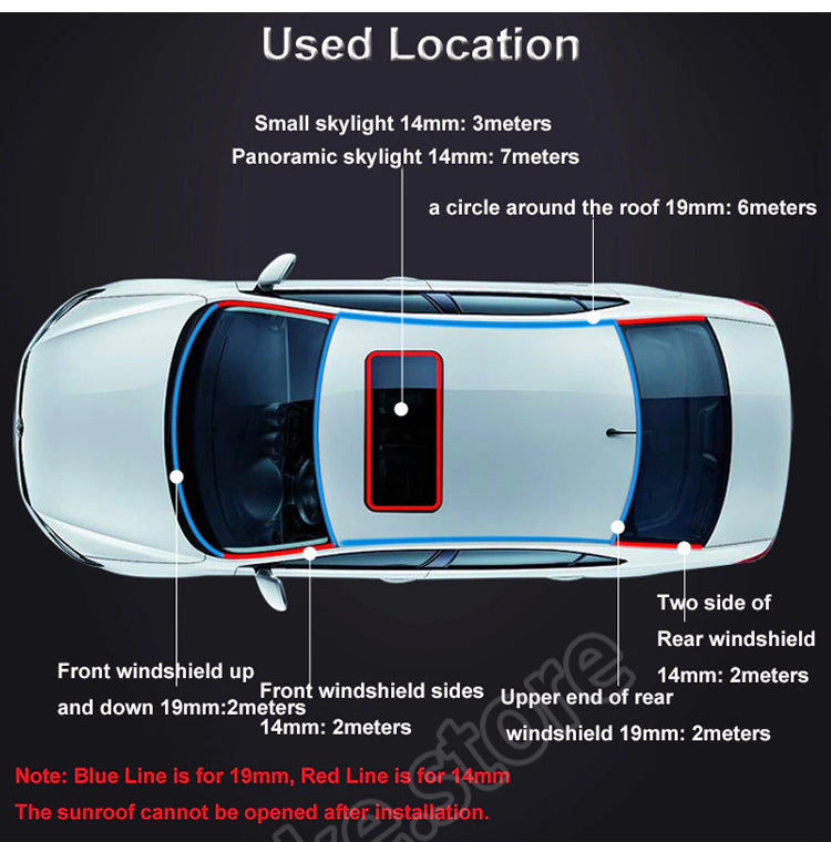 Frendorf | Auto Windschutzscheibenranddichtung