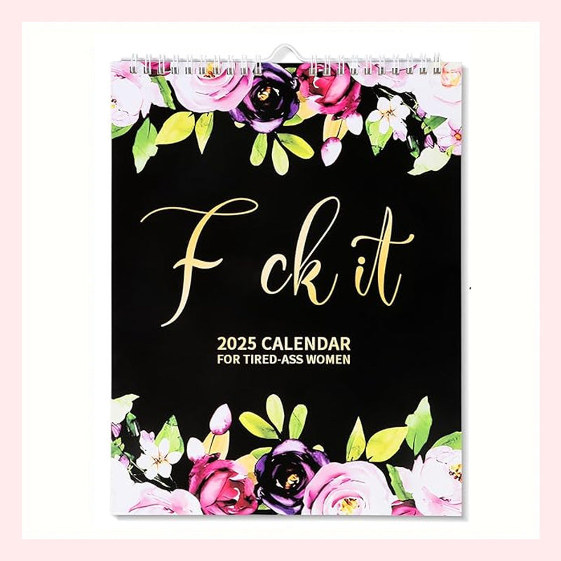 Frendorf | 2025 Kalender für müde Mütter – Lustiges Design, Mentale Gesundheitstipps, Großzügige Datumsfelder