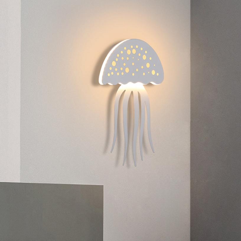 Moderne kreative 1-Licht LED Qualle Wandleuchte