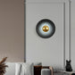 Contemporary Creative Macaron Flying Saucer Hardware LED Wall Sconce Lamp For Bedroom