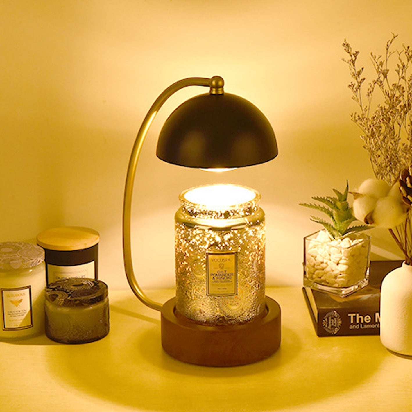 Frendorf | Lumivine Arto LED Tischlampe | Japanisches Design | Dimmbare Wachsoptik | Kreative Beleuchtung