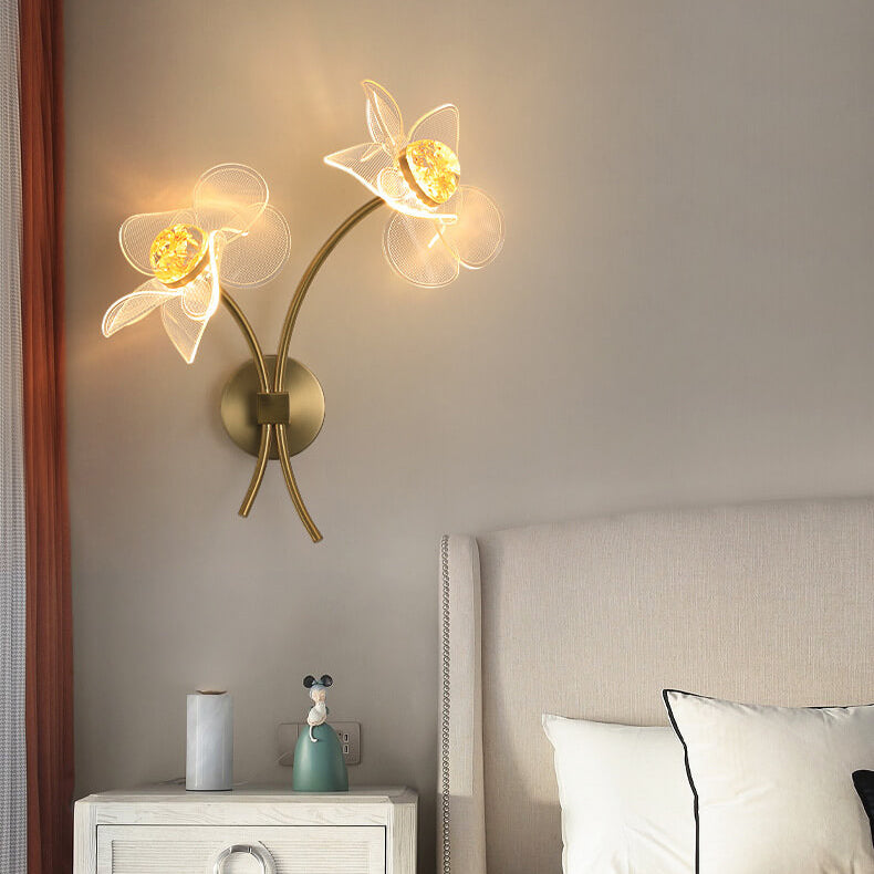 Frendorf | LotuGlow Kreative Lotus LED Wandleuchte | Acryl | Blumen Design | Dekorative Beleuchtung