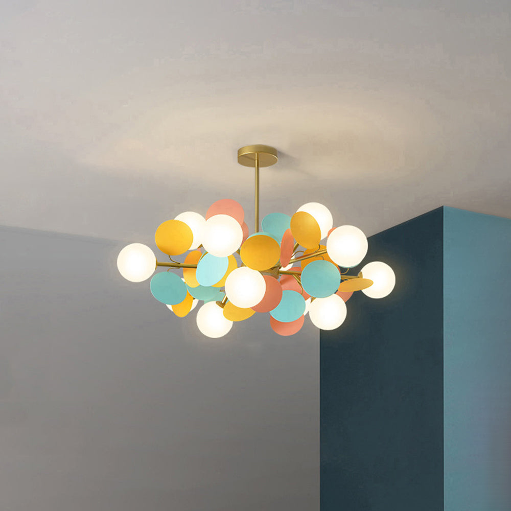 Frendorf | Blumenzweig Kronleuchter Wohnzimmer