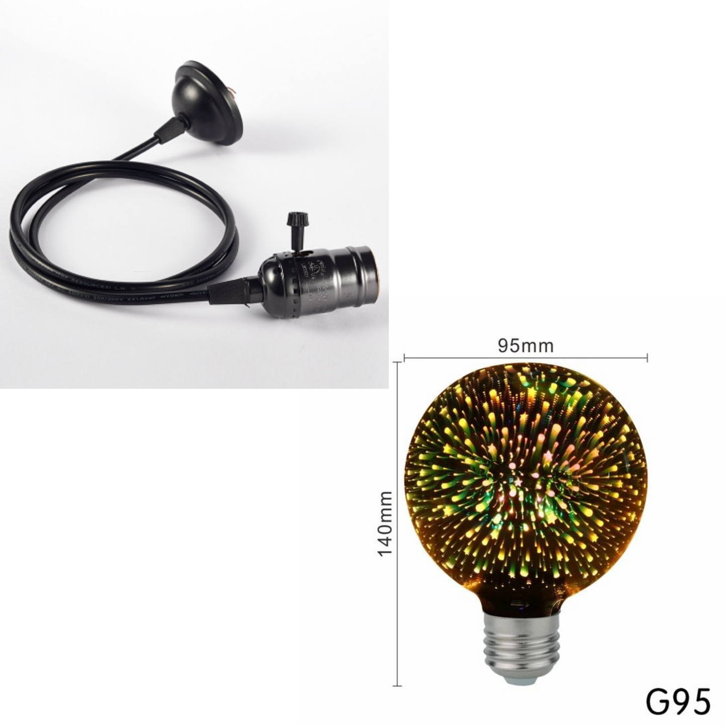 3D LED Feuerwerksbirne