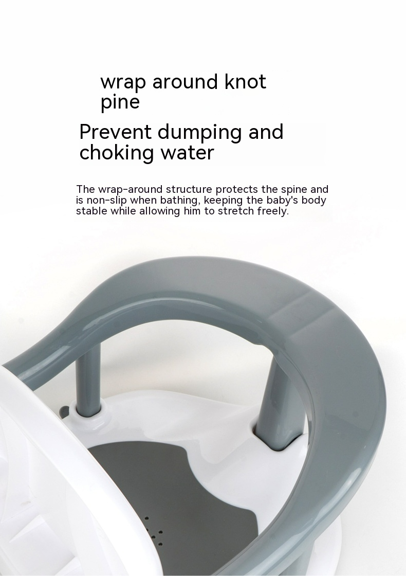 Frendorf | Baby Badesitz mit Rückenlehne – Sicherer Wannensitz für Babys und Kleinkinder