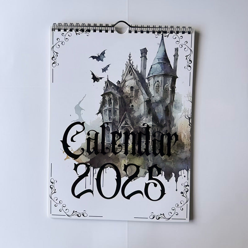 Frendorf | 2025 Vintage Gothic Castle Thema Wandkalender