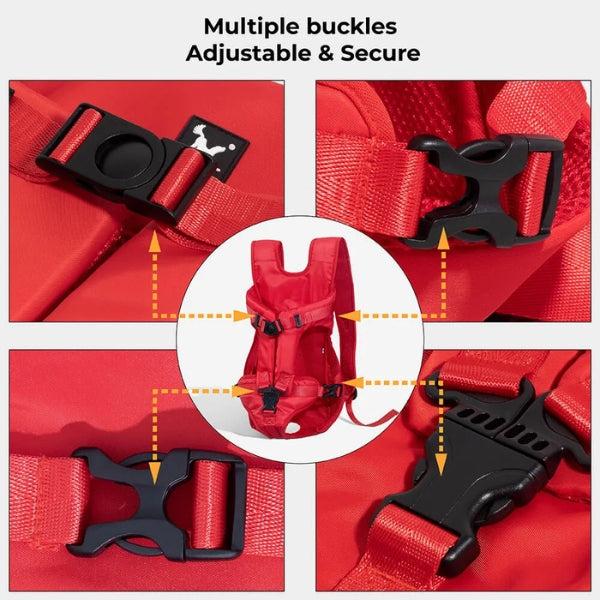 Frendorf | Hunde Trage Rucksack | Idealer Canine Rucksack für Spaziergänge und Trekking Abenteuer