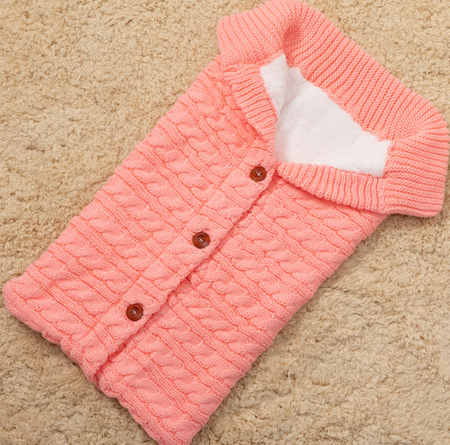 Frendorf | Baby Strick-Schlafsack mit Kapuze – Weicher, gefütterter Babyschlafsack