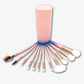 Frendorf | 12-teiliges Pink Ombre Pinselset – Tragen Sie Make-up wie ein Profi auf!