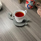 Frendorf | 🐱Lustige Katzenpo-Untersetzer Katzenpo-Tassenmatte Gestricktes Geschenk für Katzenfans