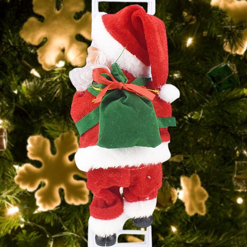 Frendorf | 🎅Elektrischer Weihnachtsmann mit Leiter und Musik