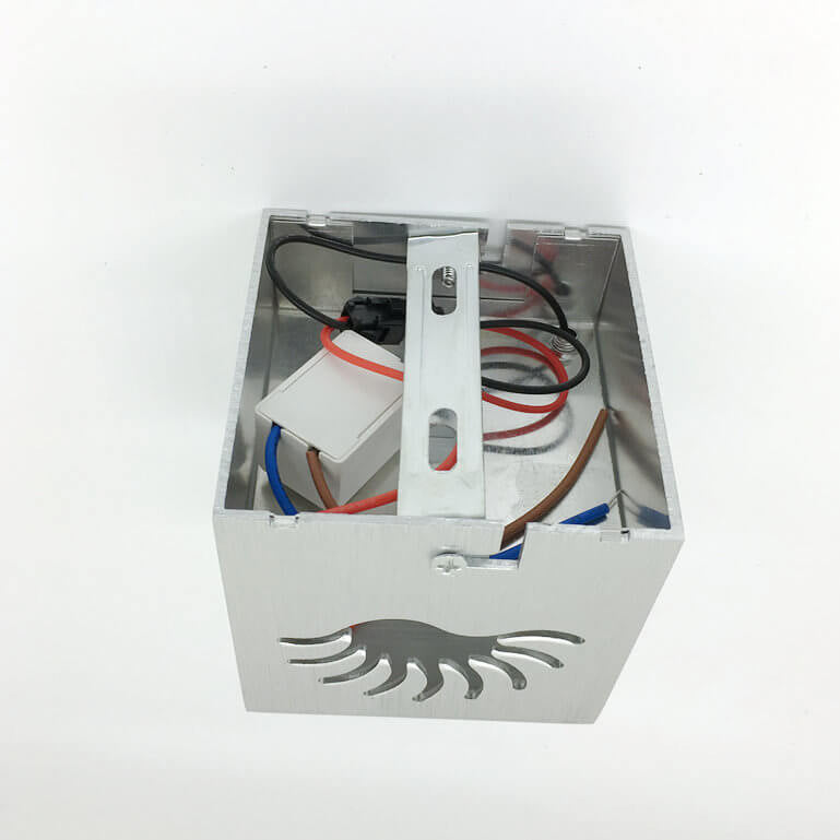 Kreative quadratische Aluminium Phoenix Tail LED dekorative Wand sconse Lampe