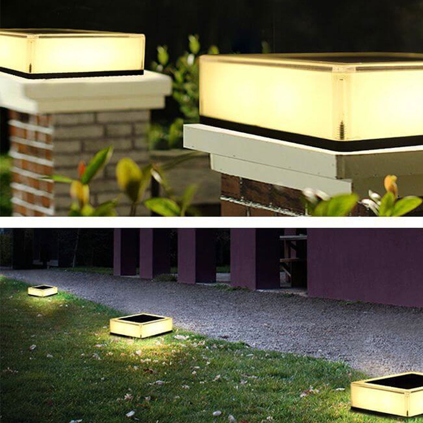 Frendorf | SolarAura RGB Solarleuchte für Außenbereiche | Moderne Gartenbeleuchtung | RGB & Warmweiß | Umweltschonend