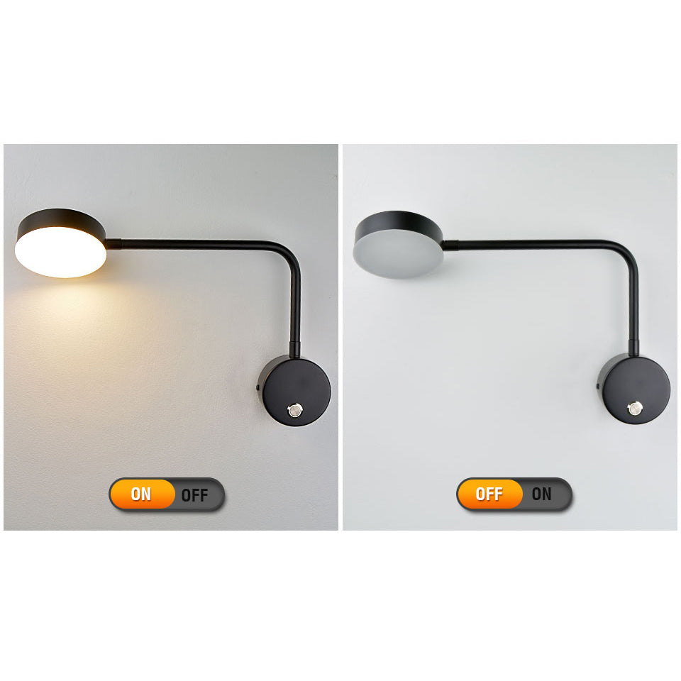 Modern minimalist einfarbige mit drehbarem LED-Wandstrahler lampe