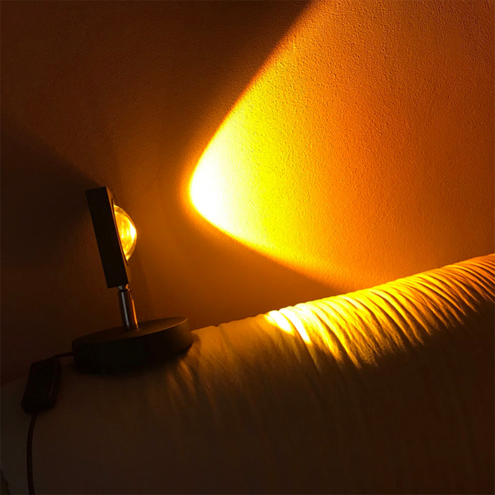 Frendorf – Moderne Retro Sonnenuntergang Tischlampe mit sanfter Ambiente-Beleuchtung