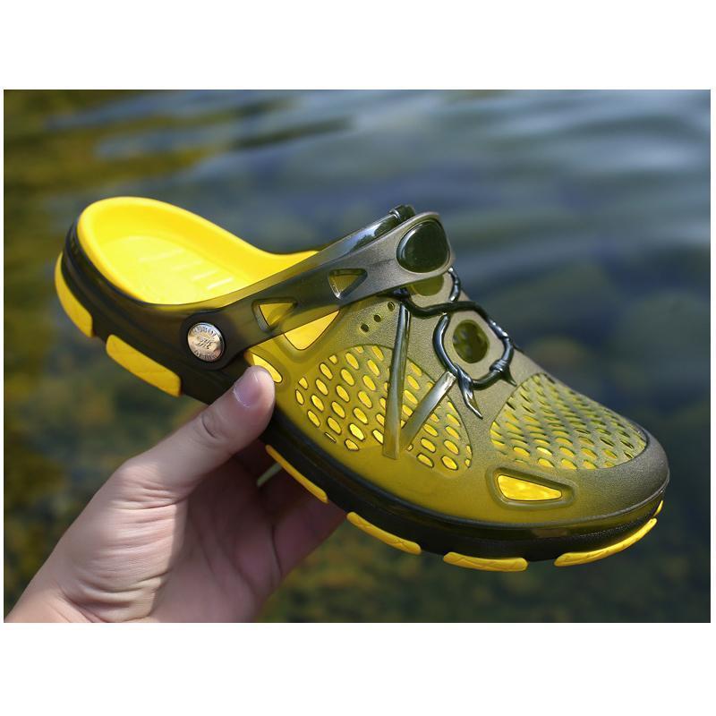 Frendorf | Herren Strandsandalen Atmungsaktiv Mesh Strand Pantoffel