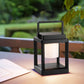 Outdoor Solar Camping Quadrat Tragbare Käfig LED Camping Landschaft Licht