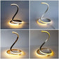 Moderne kreative Schlange Form LED Touch Dimm Tischlampe