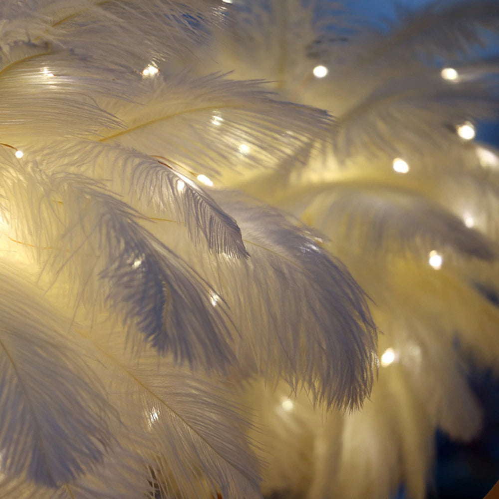 Kreative Baum feder tischlampe