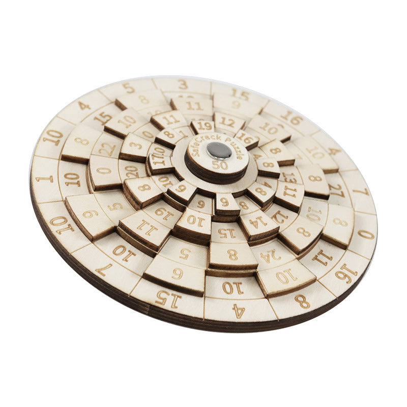 Frendorf | Safecracker 50 Holzpuzzle - Schwieriges mathematisches Brain-Teaser für Erwachsene