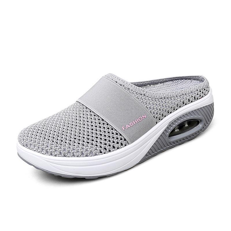 Frendorf | Flache Slingback-Sandalen Aus Netzstoff