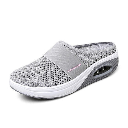 Frendorf | Flache Slingback-Sandalen Aus Netzstoff