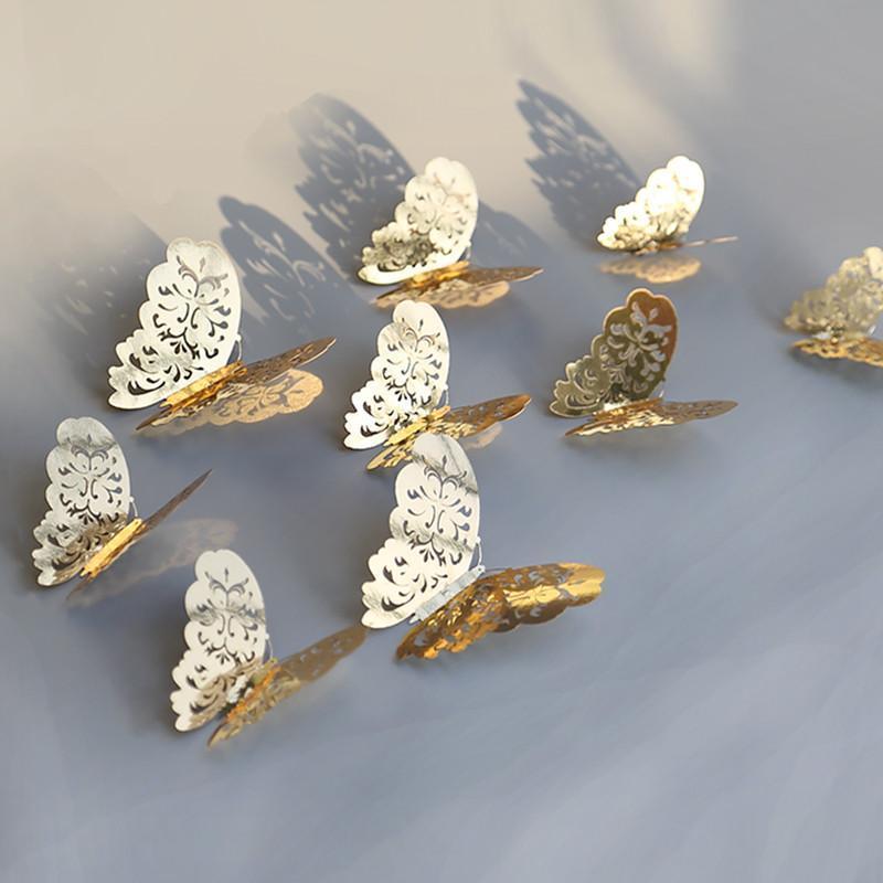 Frendorf | ButterflyGlow 3D Schmetterlings-Dekoration | Wanddeko | Frühling & Sommer | Klassisch & Modern