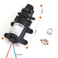 Frendorf | 12V Wasserpumpe mit 2 Schlauchschellen 123PSI selbstansaugende Spritzpumpe