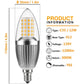 Frendorf | 12W LED Leuchterbirne Nicht Dimmbar 100-Watt Glühbirnen Äquivalent