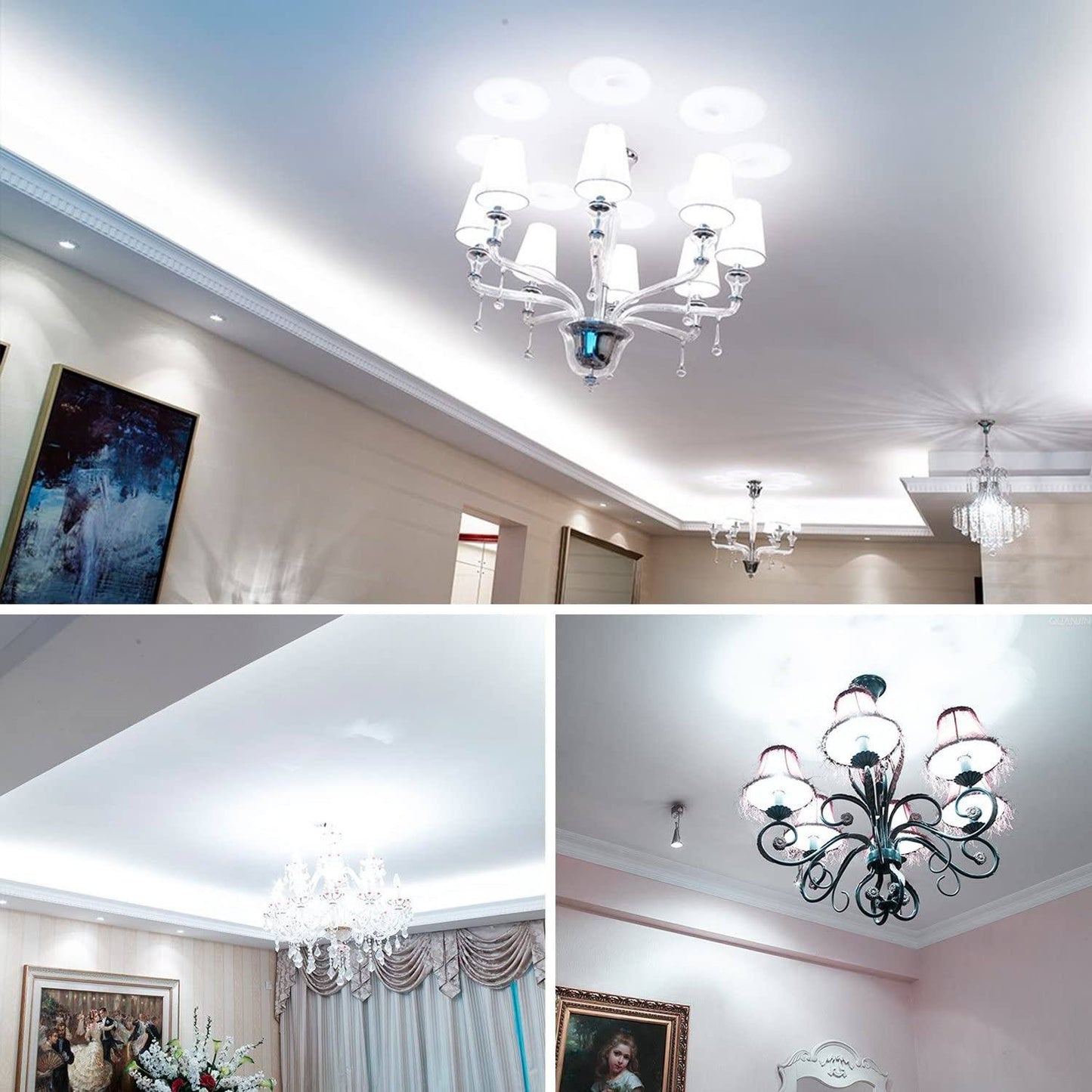 Frendorf | 12W LED Leuchterbirne Nicht Dimmbar 100-Watt Glühbirnen Äquivalent