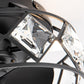 13" Srinager Modern DC Motor Flush Mount Reversible Crystal Deckenventilator mit Beleuchtung und Fernbedienung