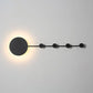 Frendorf | 27,5"/39" Breite Schwarz/Weiß Runde LED Wandlampe Simplicity LED Acryl Wandleuchte in Warm/Weiß Licht mit Aufhängern