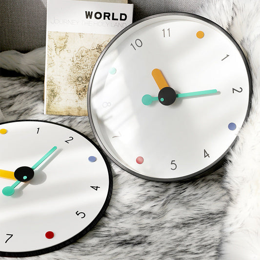 Künstlerische Minimalistische Stille Wand Dekorative Uhr