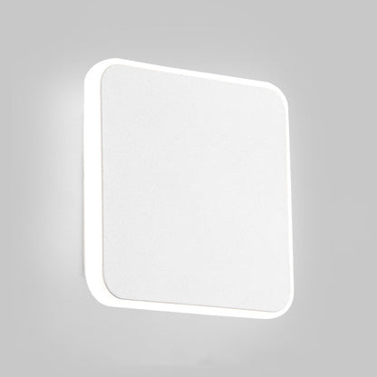 Frendorf | 1 Licht Studienraum Wandleuchte mit quadratischer Shade Schwarz/Weiß Wandlampe in Warm/Weiß Licht